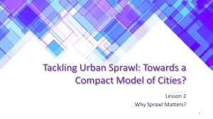 Lesson 2 Why Sprawl Matters