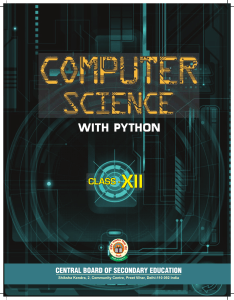 2 Computer Science Python ClassXII
