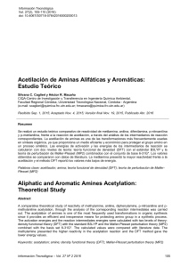 Acetilacion de Aminas Alifatic