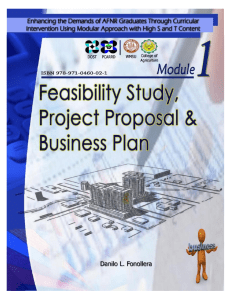 Feasibility Study BUS PLAN PROJECT PROPOSAL