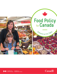 food policy for canada