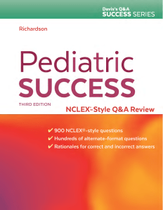 Pediatric Success  NCLEX-style QA Review (Beth Richardson) (z-lib.org)