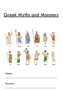 Greek Myths and Monsters