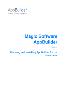 Planning and Installing AppBuilder for the Mainframe
