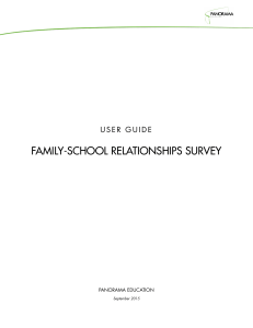 Family Survey User Guide