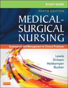 2014 Study Guide for Medical Surgical Nu