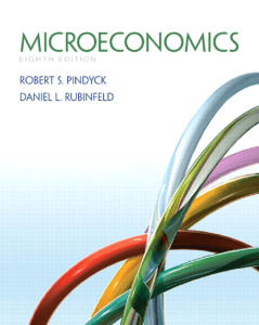Microeconomics by RS Pindyck