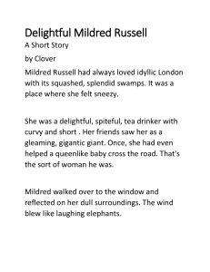 Delightful Mildred Russell