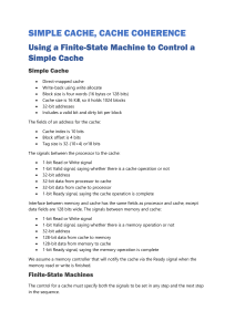 Simple Cache and Cache Parallelism Hierarchy Summary Notes