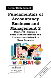 ABM-FABM2-Module -6-Lesson 1-BASIC BANK DOCUMENTS AND TRANSACTIONS