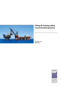 OGP Lifting and Hoisting Safety Recommended Practice