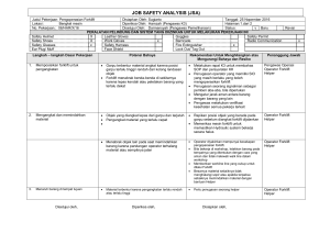 1.Contoh  JSA  Contoh Operasional  Forklift