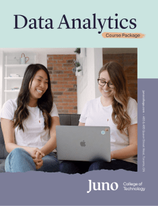 Juno Data Analytics Course Package