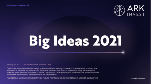 ARK Invest BigIdeas 2021