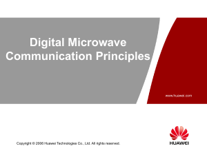 Digital Microwave Communication Principles 
