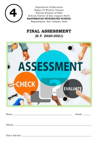 grade 4 assessment