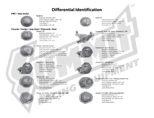 Differential ID Chart 2