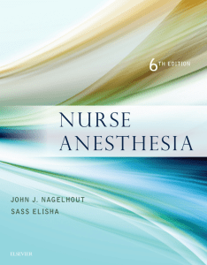 Nurse Anesthesia 6th Edition (Nagelhout)