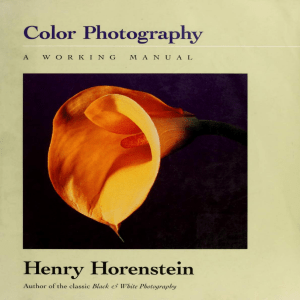 Color photography a working manual