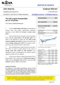 Equity Research DR HORTON