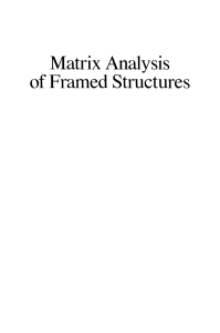 [2 - SIM] Matrix Analysis of Framed Structures