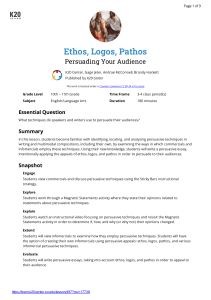 Ethos-Logos-Pathos