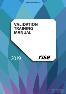 IO2 - Validation Training Manual (EN)