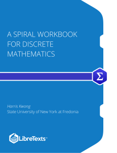 A Spiral Introduction to Discrete Math-Textbook