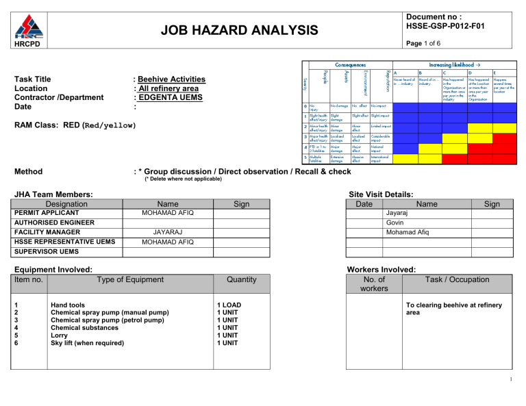 JHA sample 