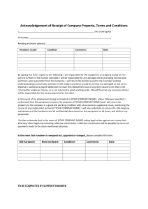 New Starters Property Form