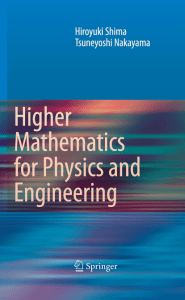 Higher Mathematics for Physics and Engineering- Mathematical Methods for Contemporary Physics ( PDFDrive )