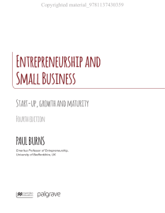 Entrepreneurship and Small Business Star