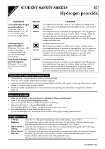 Hydrogen Peroxide CLEAPSS (1)