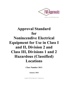 Nonincendive Electrical Equipment for Use In