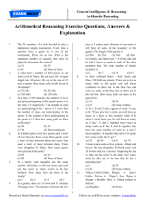 arithmetic-reasoning-study-materials