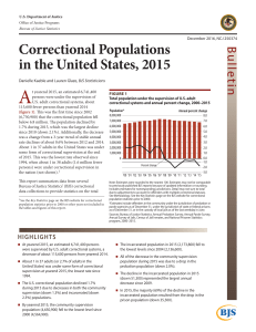 Corrections Populations in 2015