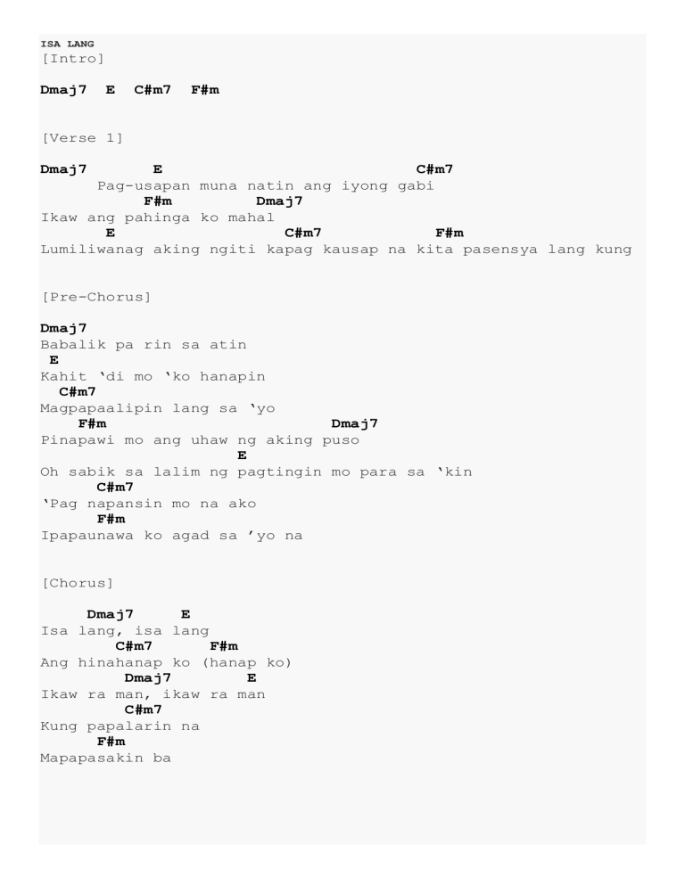 OPM Chords