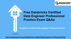 Databricks-Certified-Professional-Data-Engineer Originale Fragen