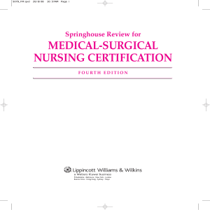 Post Springhouse Review for Medical-Surgical Nursing Certification (Springhouse) (z-lib.org)