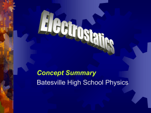 Electrostatics notes