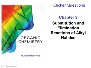 CHEM 230 alkyl halides questions and answers 2