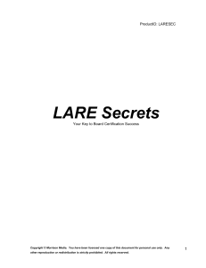 LARE Secrets