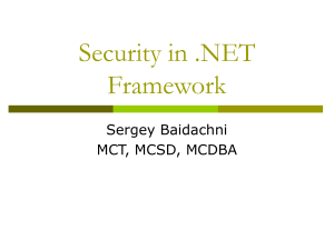 Security.SeminarNET