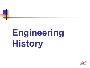 History of Engineering ERAU PPT