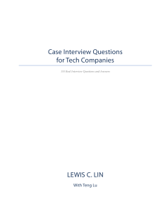 Case Interview Questions for Tech Companies (LEWIS C. LIN, Teng Lu) (z-lib.org)