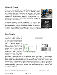 Ultrasonic Testing