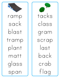 Blue Reading Level #6 Word Lists