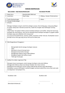 BORANG SINOPSIS BUKU doc