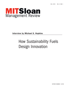 R3 How sustainability fuels design