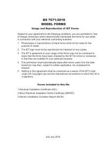 bs 7671 2018-model forms-all
